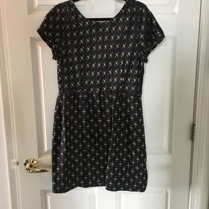 J. Crew silk print dress